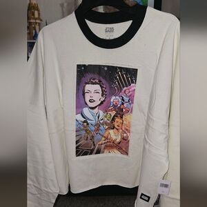 Star Wars Cream Graphic Long Sleeve T-Shirt